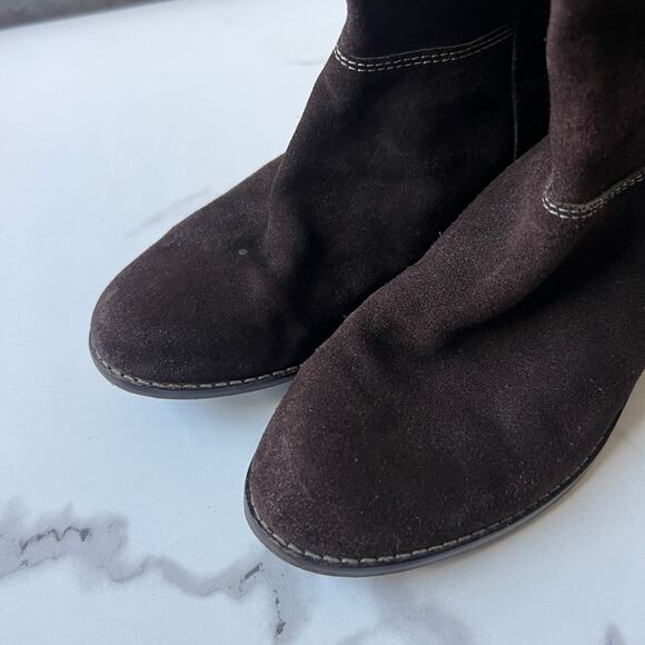 Michael Kors Dark Brown Ankle Boots - Picture 6 of 10